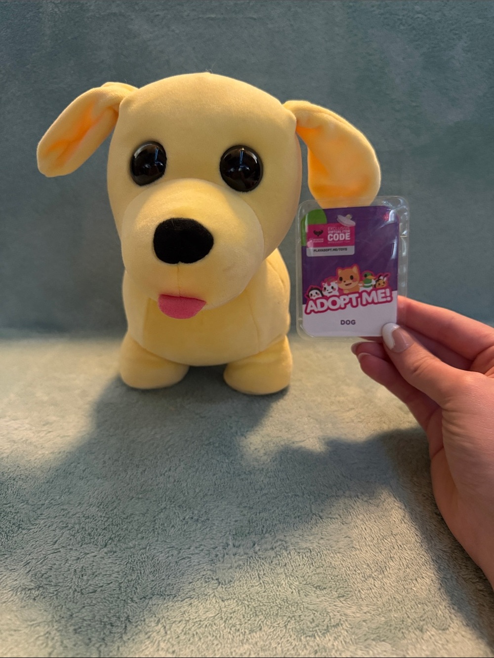 Yellow Plush Dog Toy - Adopt Me!